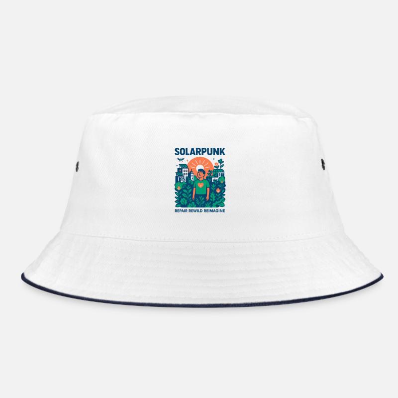 Solarpunk Manifest Bucket Hat