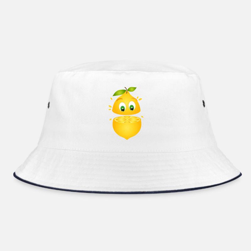 Überraschte Zitrone – Fruchtiger Comicspaß Bucket Hat