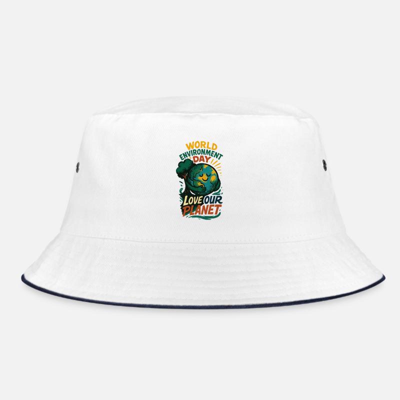 Earth Hugging Tree for World Environment Day Bucket Hat