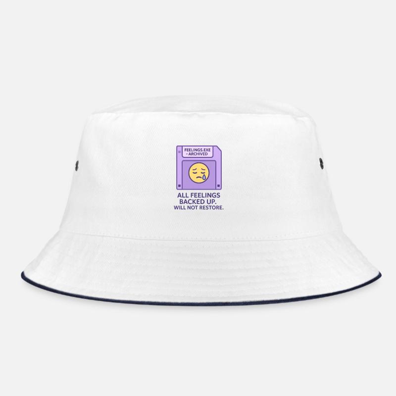 Fühle die Tränen Muster Deutsch Bucket Hat