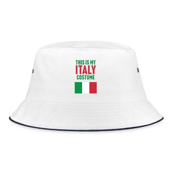C’est mon costume d’Italie - Bob - blanc/marine - Devant
