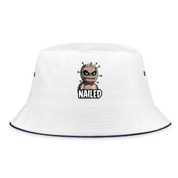 Voodoo Doll - Bucket Hat - white/navy - Front