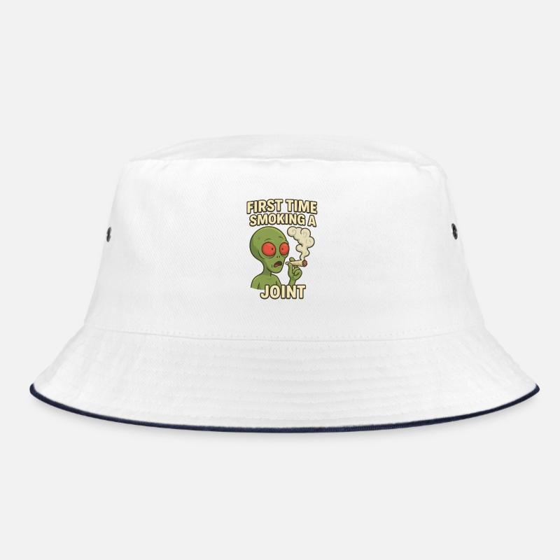 Alien Erstes Joint Rauchen Bucket Hat