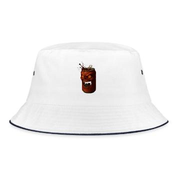 Furious Horror Tin - Bucket Hat - white/navy - Front