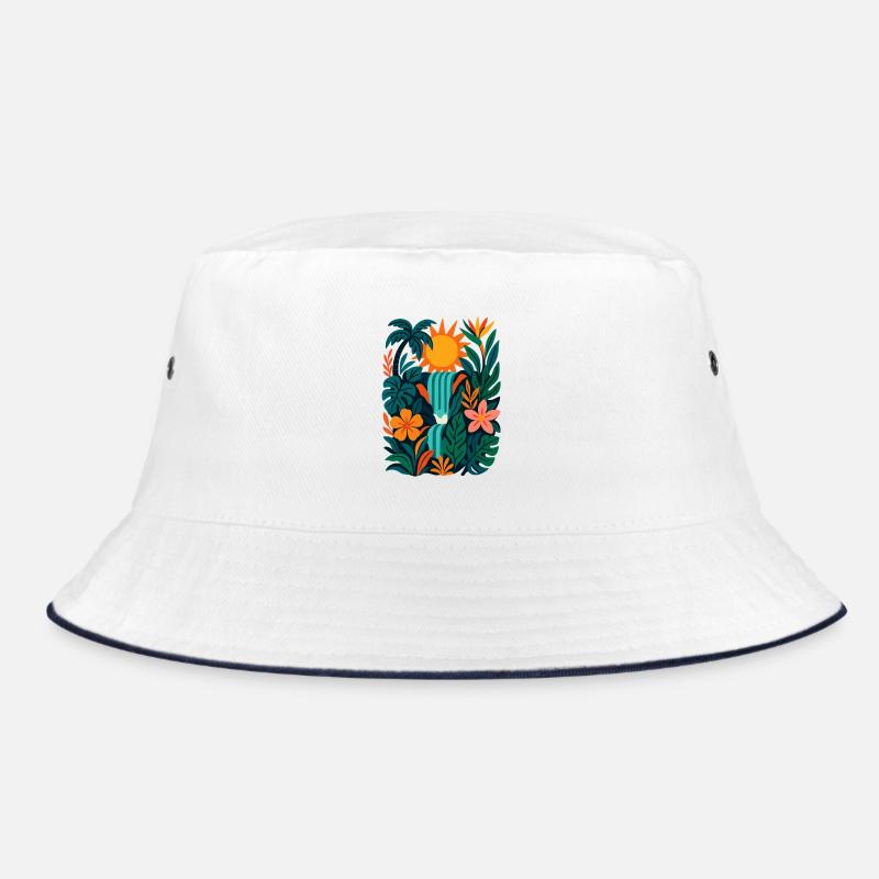 Lebendiger Dschungel Bucket Hat