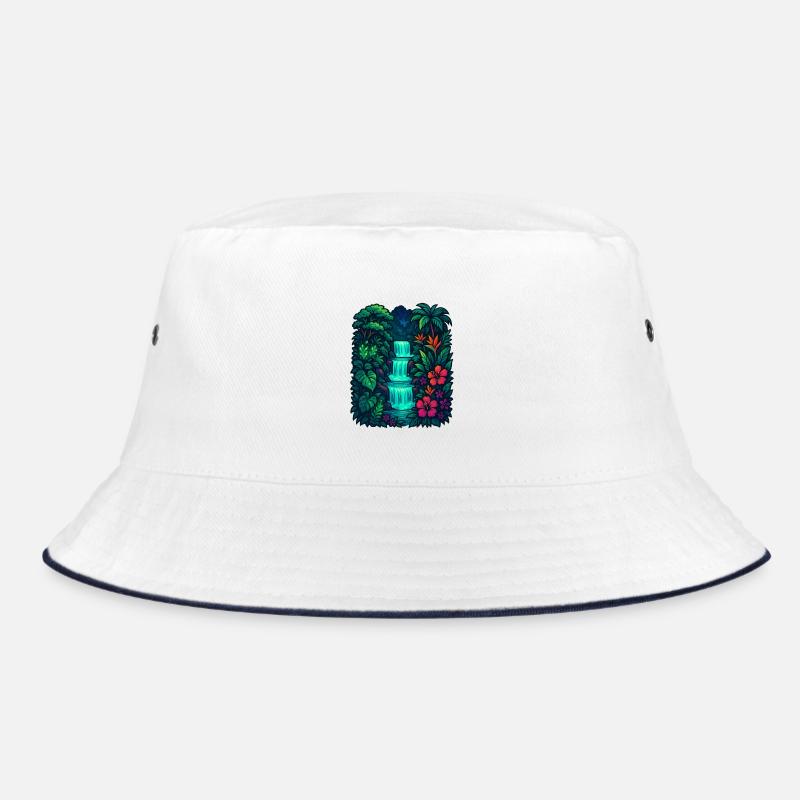 Tropical Waterfall Bucket Hat