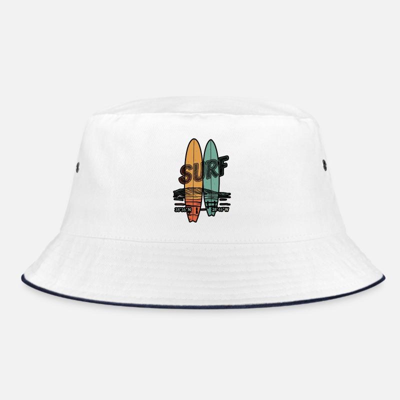 Retro Surfboards Bucket Hat