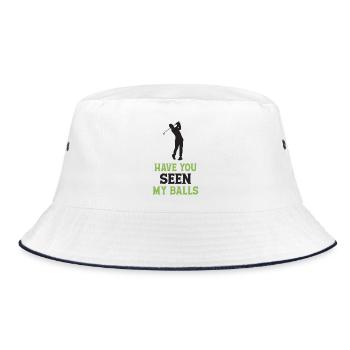 Golf - Have You Seen My Balls - Bucket Hat - white/navy - Front