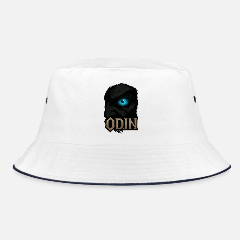 Odin's Eye - Bucket Hat - white/navy