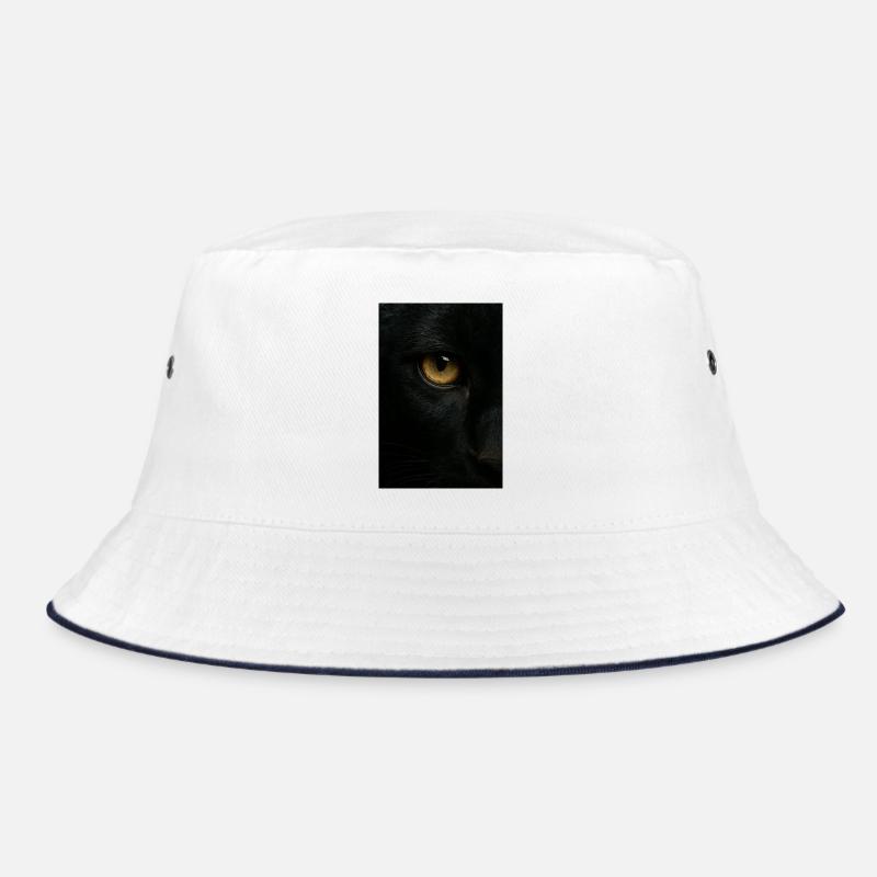 Mystischer Schwarzer Panther Blick Bucket Hat