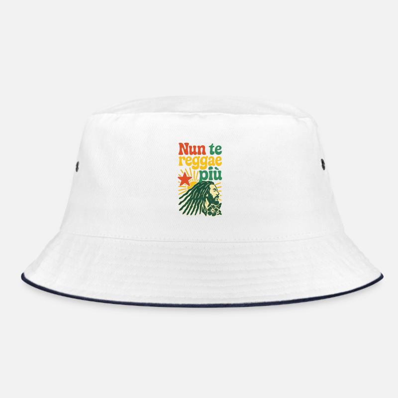 Rasta Reggae Design with Positive Message Bucket Hat