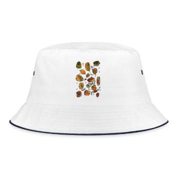 When life gives you lemons, make a lemonade - Bucket Hat - Weiß/Navy - Vorne