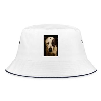Mon copain chien - Bob - blanc/marine - Devant