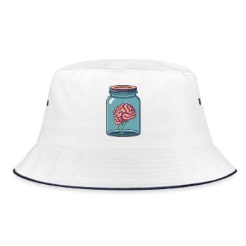 Cerveau Idée de Cadeau Pour Etudiant Médecine - Bob - blanc/marine - Devant