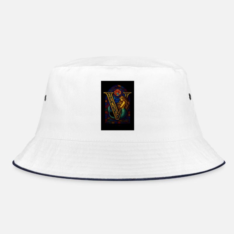 V – Magisches Ornament mit Nixe Bucket Hat
