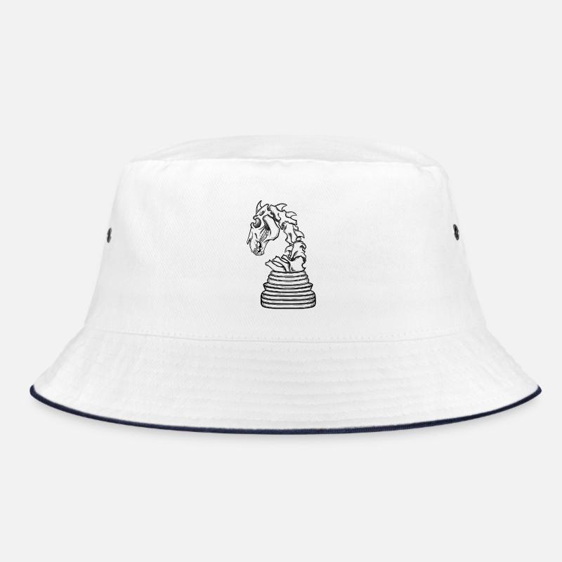 Skeleton jumper - Bucket Hat - white/navy
