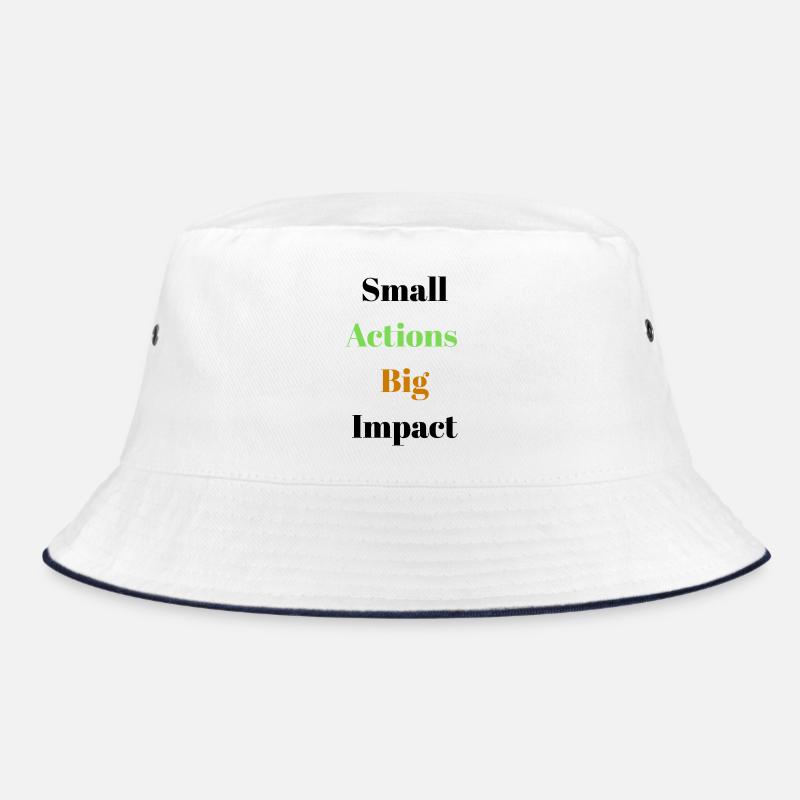 Dynamic Bold Actions Typography Design Bucket Hat