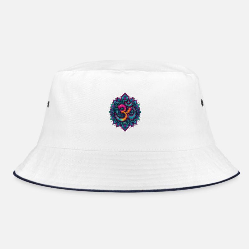 Psychedelic Om Goa Mandala Bucket Hat
