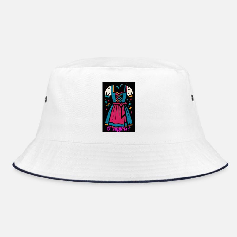 Traditionelles Dirndl mit moderner Farbpalette Bucket Hat