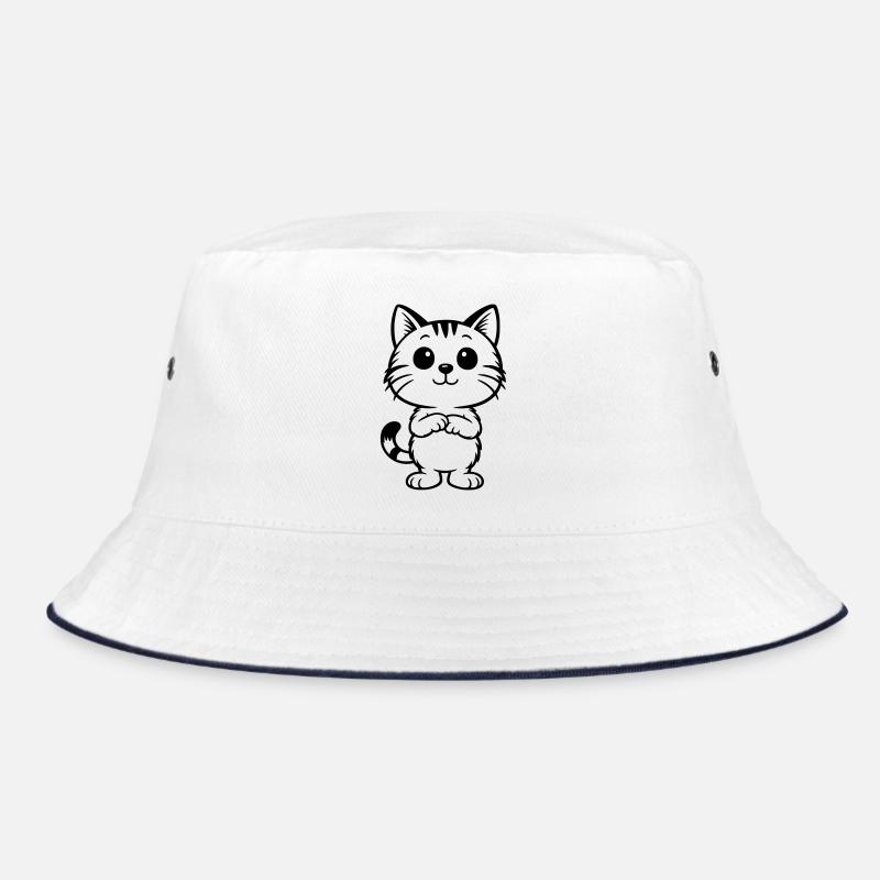 Niedliche Katze getigert Bucket Hat