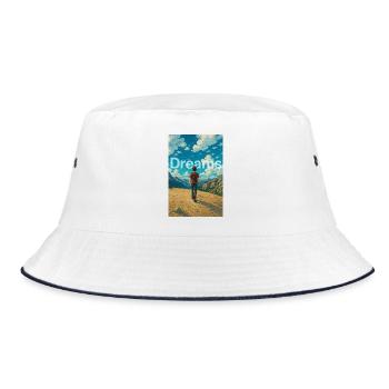 Rêveur en Montagne - Bob - blanc/marine - Devant
