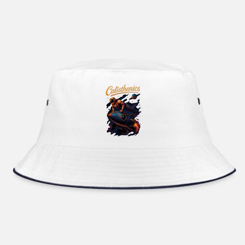 Calisthenics Astronaut Push-ups Rocket Gift Bucket Hat