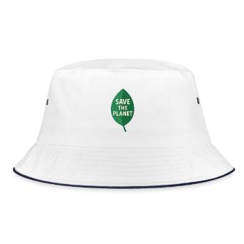 Eco-Leaf : Sauver la planète Design - Bob - blanc/marine - Devant