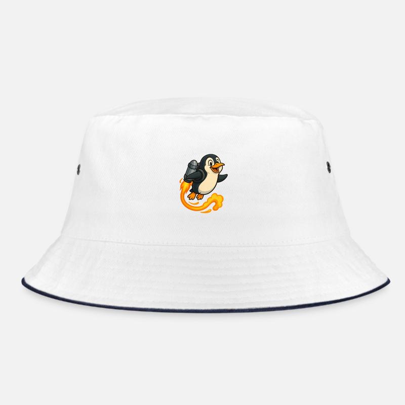 Vol de fusée pingouin ludique Bob