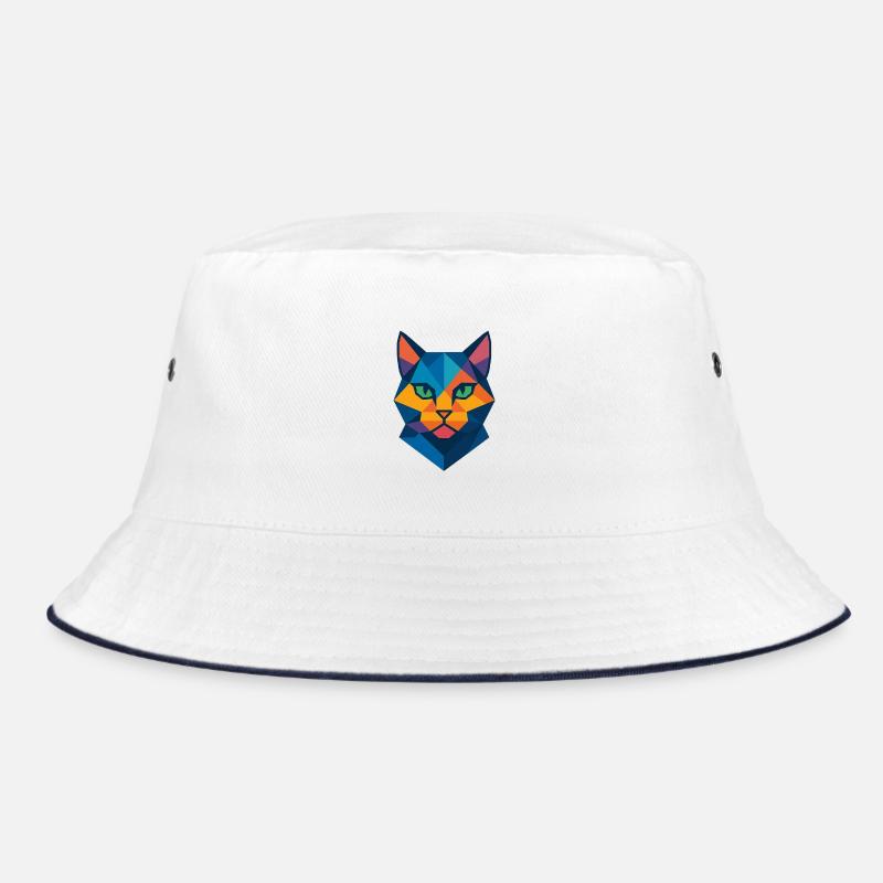 Cat | Cat Head Print / Print / Design Bucket Hat