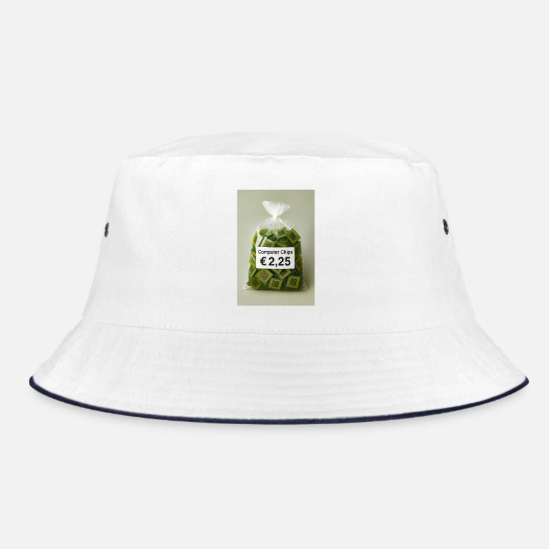 Computer chips price label Bucket Hat