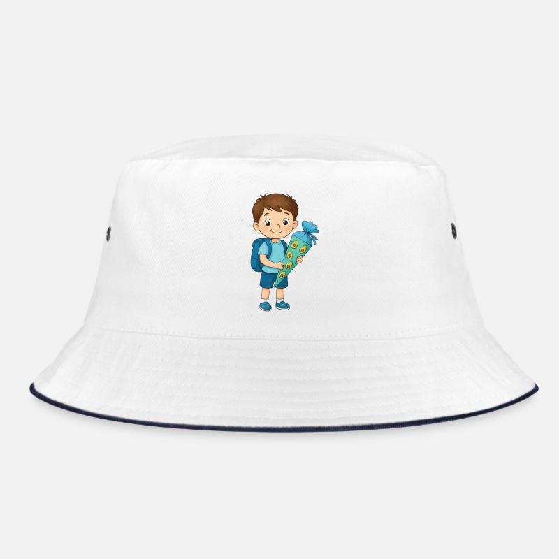 Pupils with avocado school cone Bucket Hat