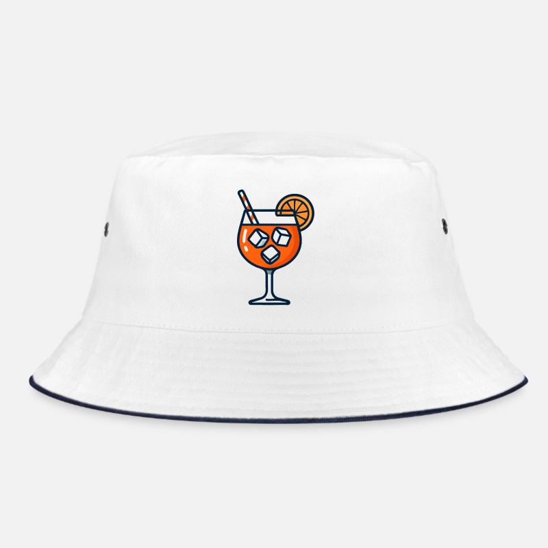 Orange Spritz Glas mit Eis Bucket Hat