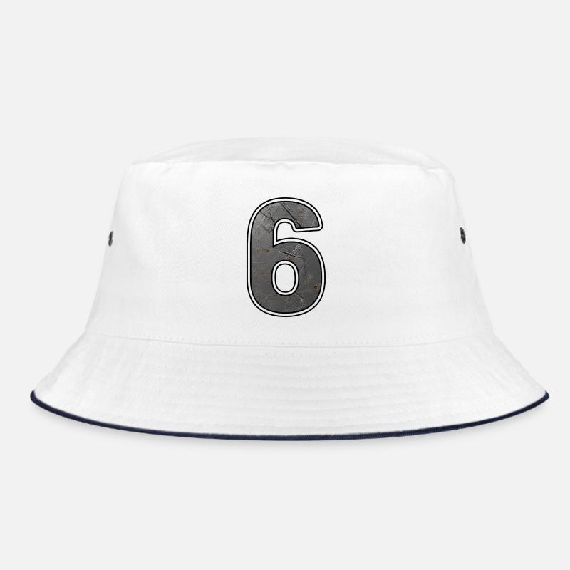 Sechs Metalltextur Bucket Hat