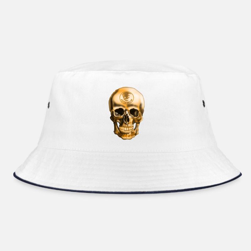 Schädel mit Adrenalin Emblem Bucket Hat
