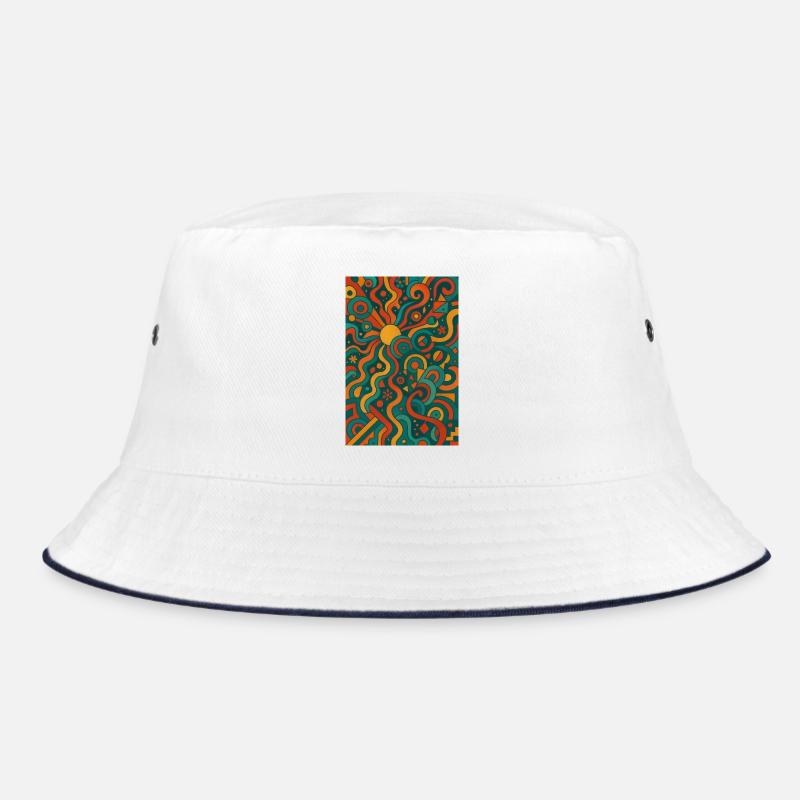 abstract colours Bucket Hat