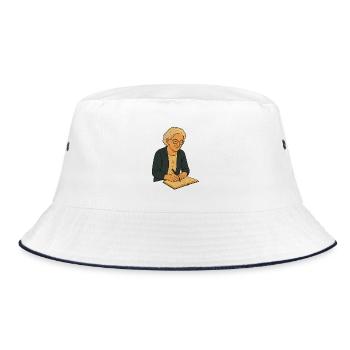 Grandma Karin - Bucket Hat - white/navy - Front