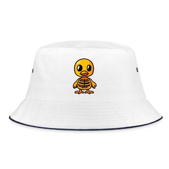 Canard Halloween Zombie - Bob - blanc/marine - Devant
