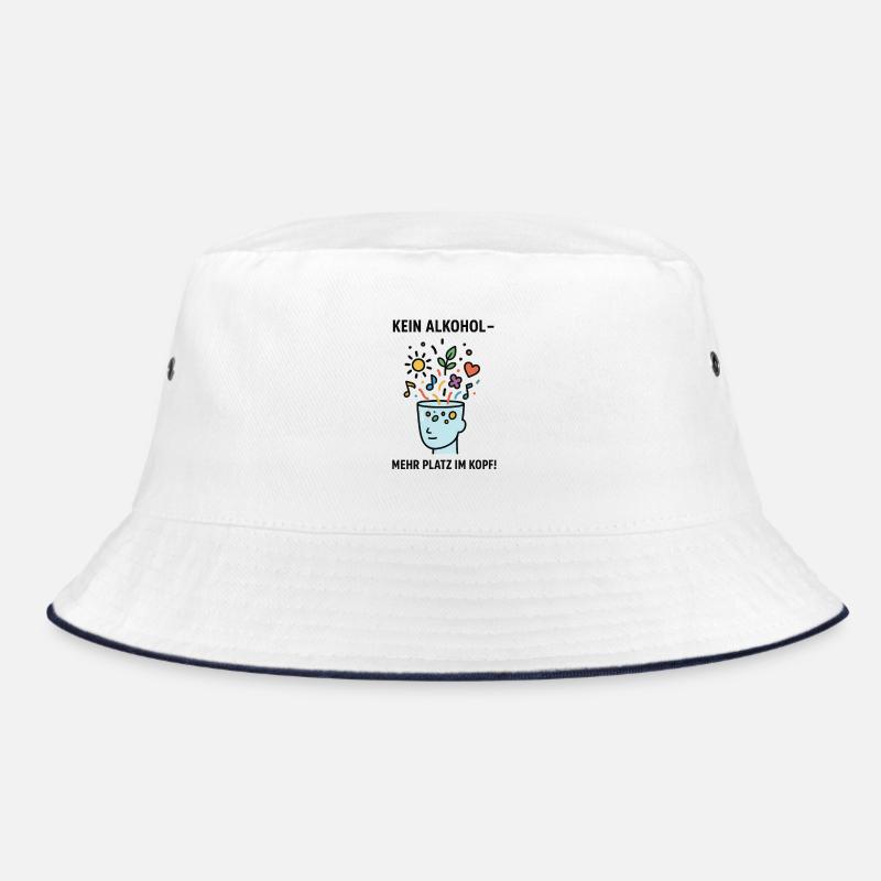 No alcohol - More space in the head! Bucket Hat