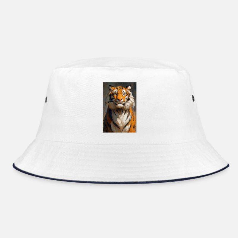 Illustration eines Tigers Bucket Hat