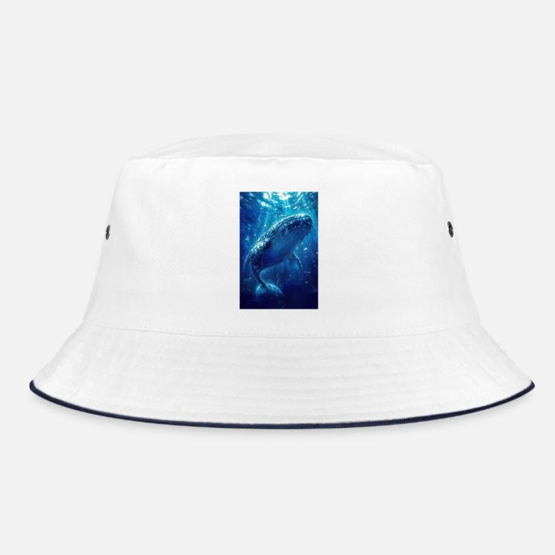 Illustration eines Wals Bucket Hat