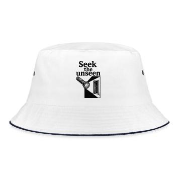 Urbex - Urban Exploration - Urban Explorer - Bucket Hat - white/navy - Front