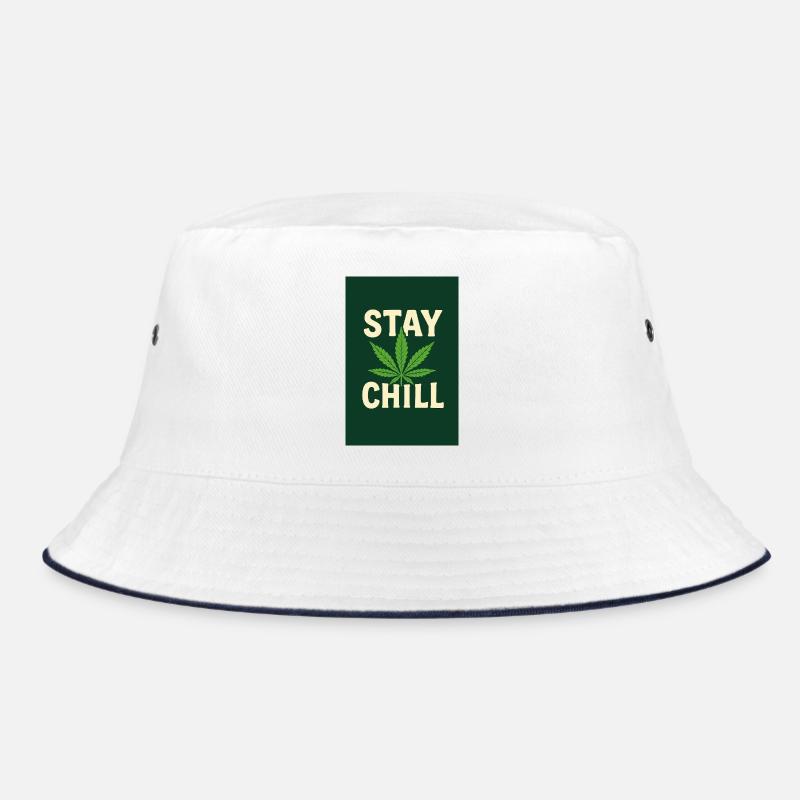 Stay Chill Cannabis Leaf Bucket Hat