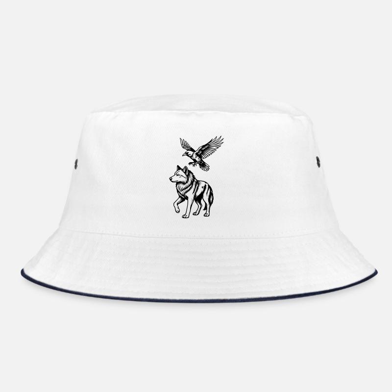 Wolf & Raven Bucket Hat