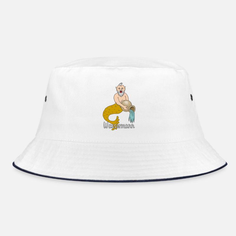 Sternzeichen Wassermann mit einem Krug Bucket Hat