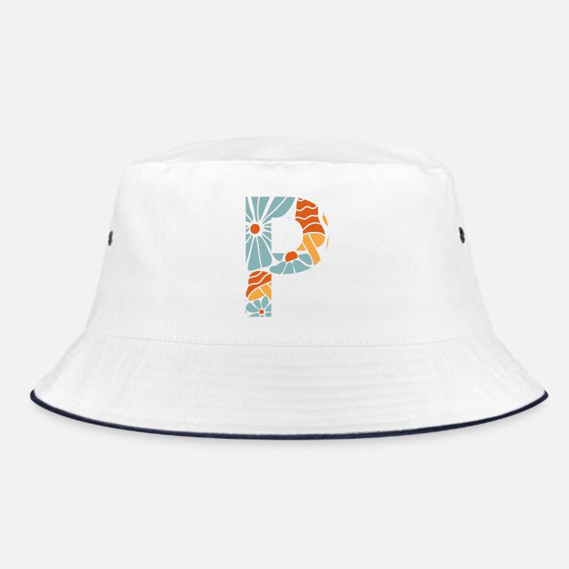 Lettre p fleurs groovy idée cadeau  Bob
