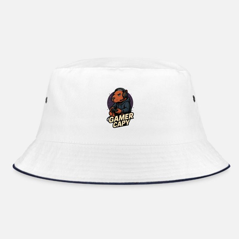 Gamer Capy – Cute Capybara Gamer 🎮
 Bucket Hat