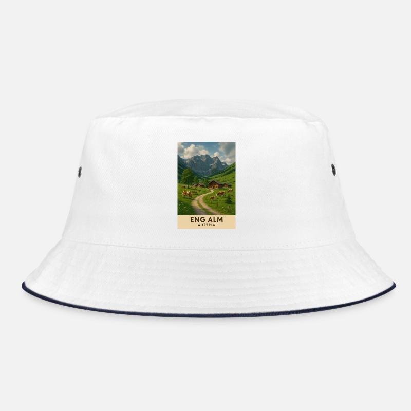 Eng Alm Alpine idyll Bucket Hat
