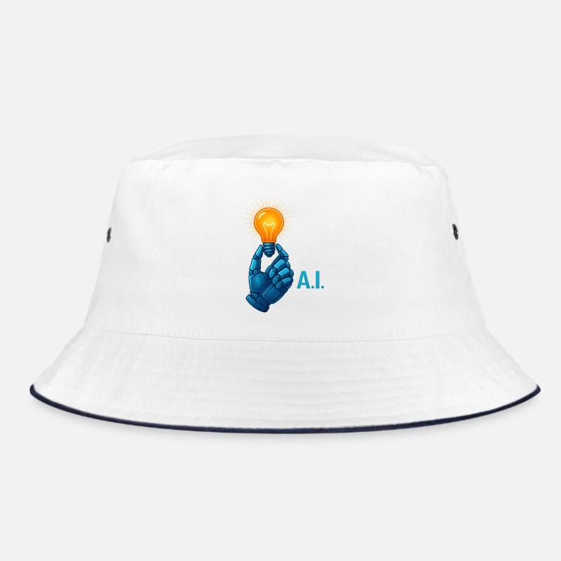 ai Tech Statement mit coolem Vibe funny Bucket Hat