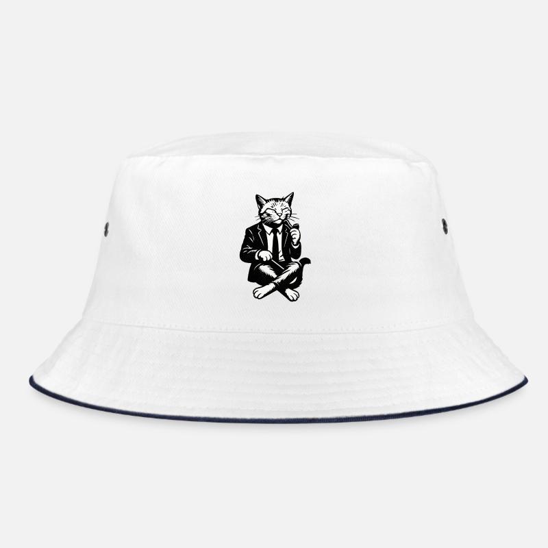 Chat en costume noir Bob