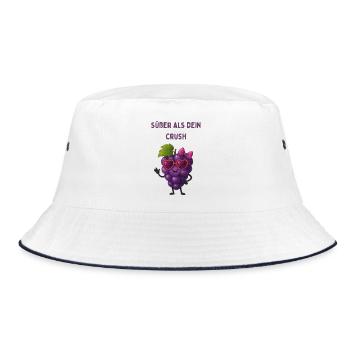 Sweet Crush Grape - Bucket Hat - white/navy - Front